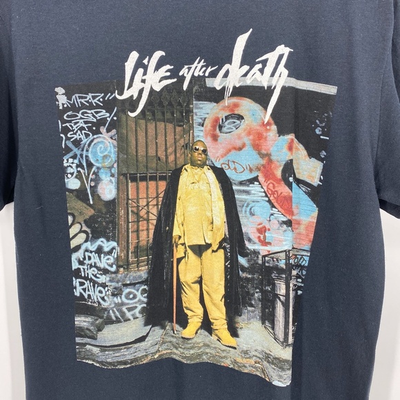 Notorious B.I.G. T-Shirt Life After Death Black NEW w/ TAGS - Picture 2 of 8